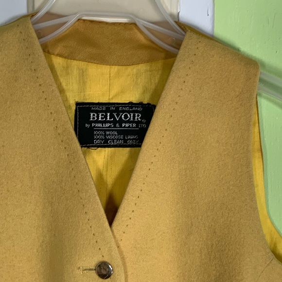 Belvoir Fox Hunting Canary Vest 